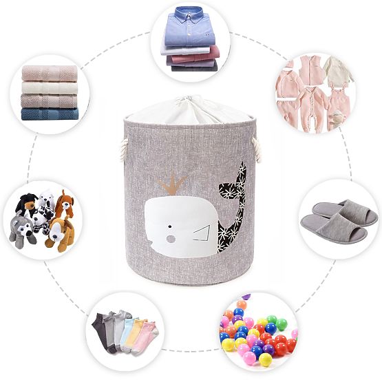 Panier à jouets XL - baleine