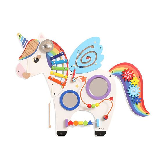 Panneau mural Licorne Arc-en-ciel