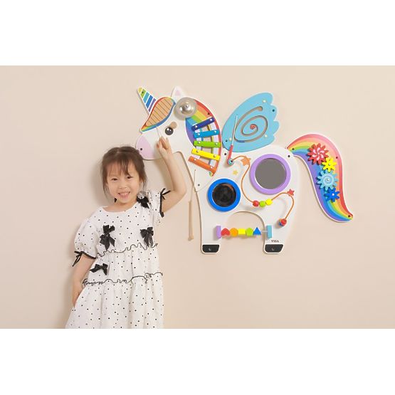 Panneau mural Licorne Arc-en-ciel