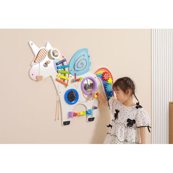 Panneau mural Licorne Arc-en-ciel