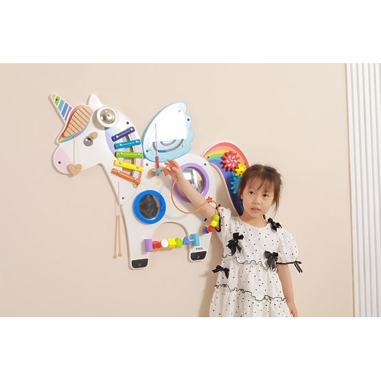 Panneau mural Licorne Arc-en-ciel