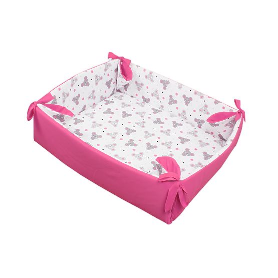 Parc/jeu couverture souris rose