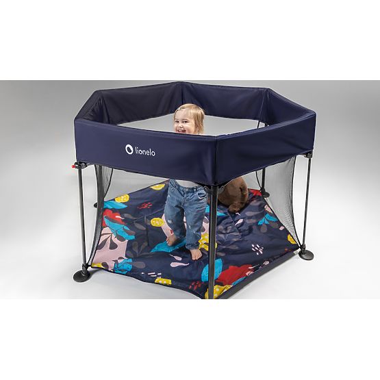 Parc pour enfants Lionelo Roel - Bleu Marine