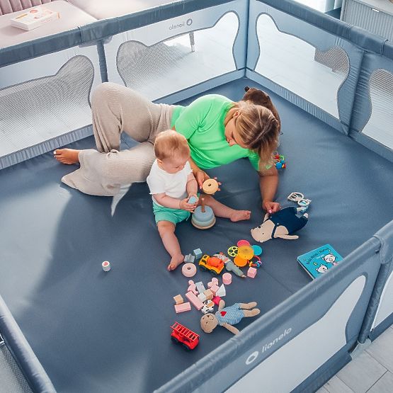 Parc pour enfants Willow XL - gris