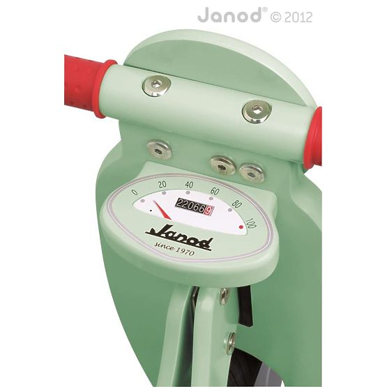 Pare-chocs en bois Janod Vespa menthe
