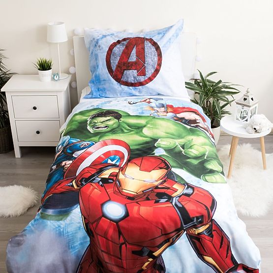 Parure de lit Avengers 140 x 200 cm + 70 x 90 cm