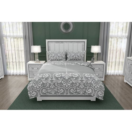 Parure de lit en coton Ornements glamour 140x200cm + 70x90cm
