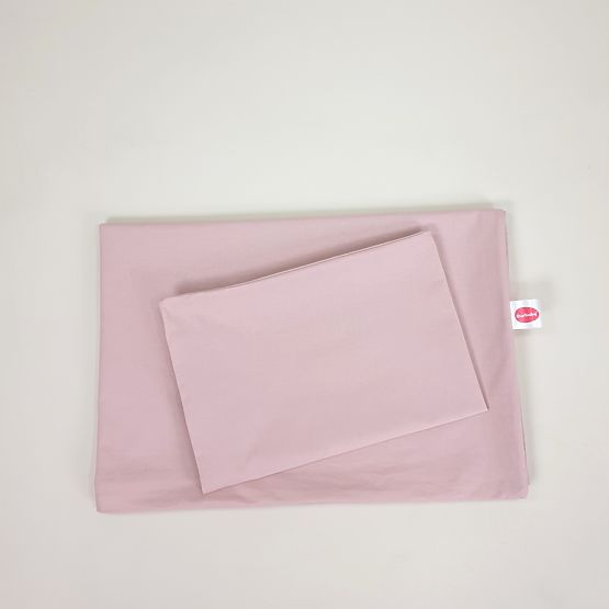 Parure de lit en coton pour enfants 120x90 cm - rose