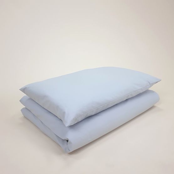 Parure de lit enfant en coton 120×90 cm - gris