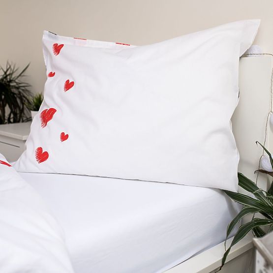 Parure de lit Mickey et Minnie 140 x 200 cm + 70 x 90 cm