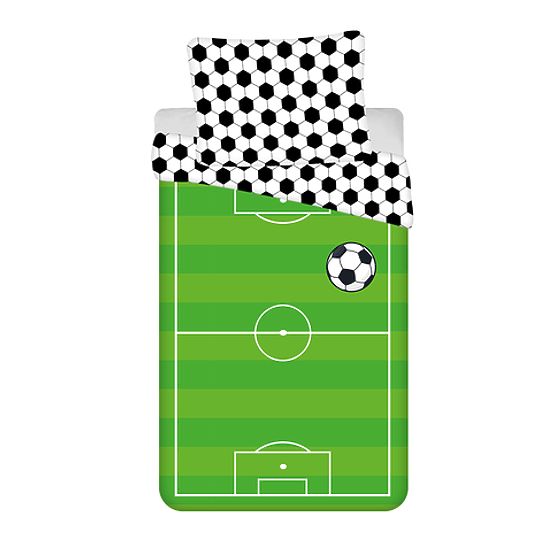 Parure de lit Terrain de football 140 x 200 cm + 70 x 90 cm