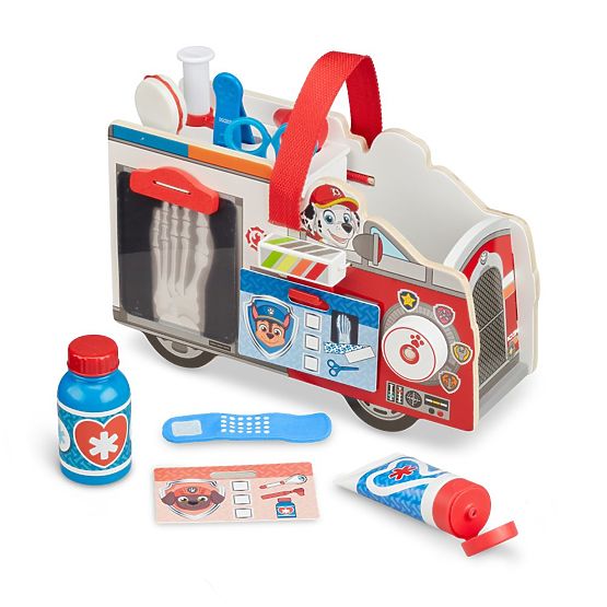 Pat' Patrouille Véhicule de secours en bois