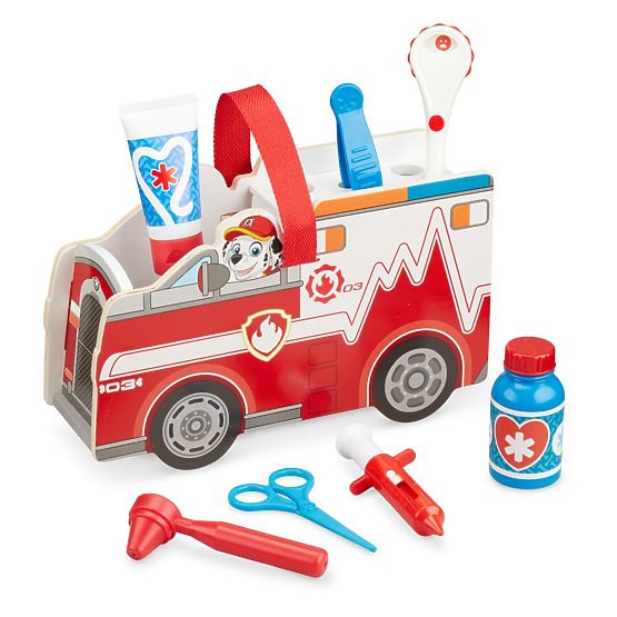 Pat' Patrouille Véhicule de secours en bois