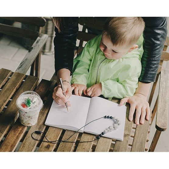 Perles d'allaitement en silicone Ava