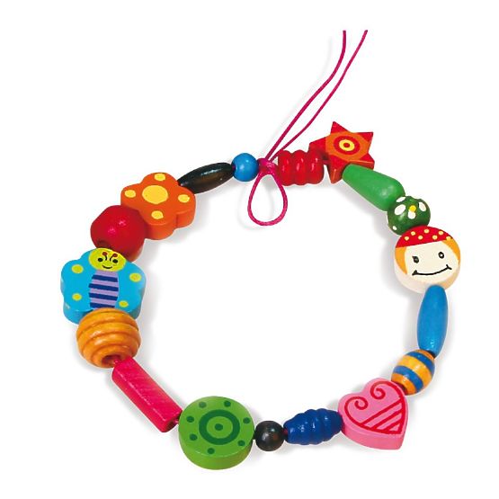 Perles en bois - grand ensemble