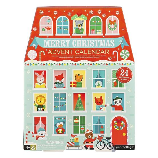 Petit Collage Calendrier de l'Avent de Noël