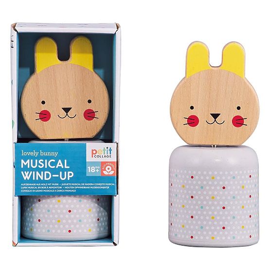 Petit Collage Figurine en bois Lapin