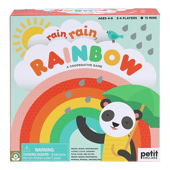 Petit Collage Jeu coopératif Rain, rain, rainbow