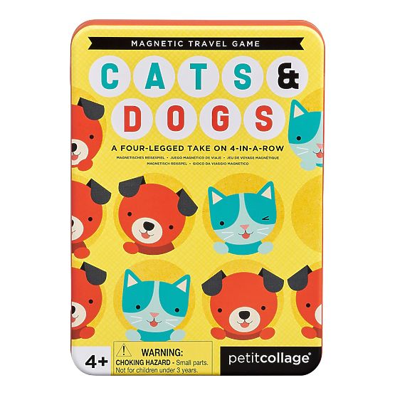Petit Collage Jeu Magnétique Chats et Chiens