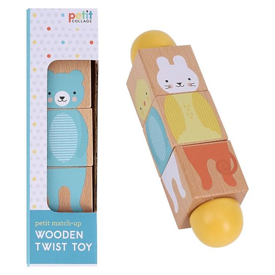 Petit Collage Jouet en Bois Twist Match