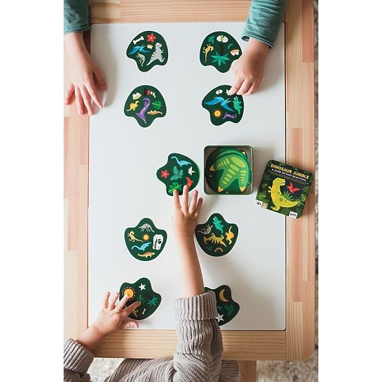 Jeu de cartes Petit Collage Dinosaure