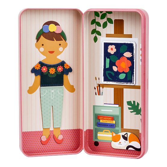 Petit Collage Puzzle magnétique L'artiste