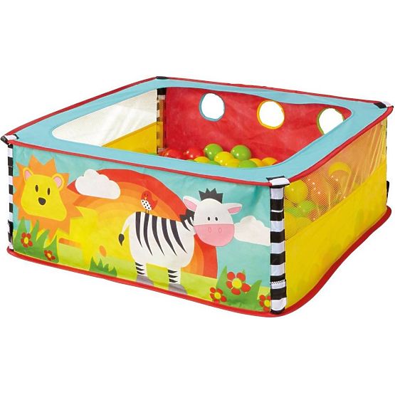 Piscine en tissu pour enfants avec des ballons