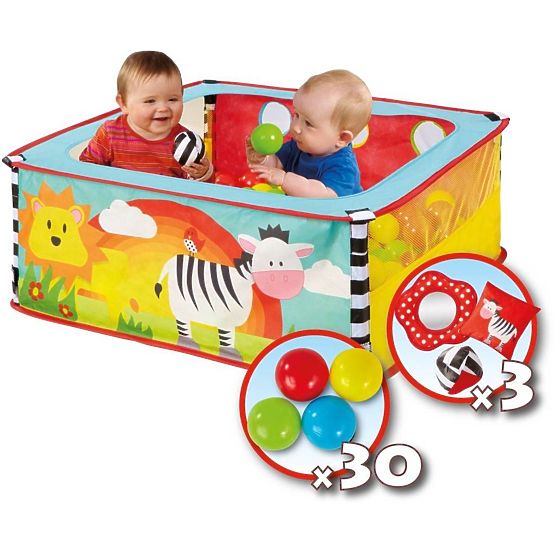 Piscine en tissu pour enfants avec des ballons