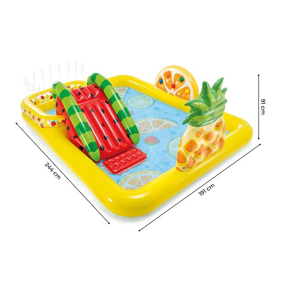 Piscine pour enfants avec toboggan