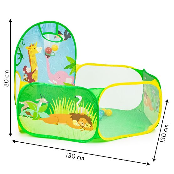 Piscine sèche tente pour enfants 50 balles IPLAY