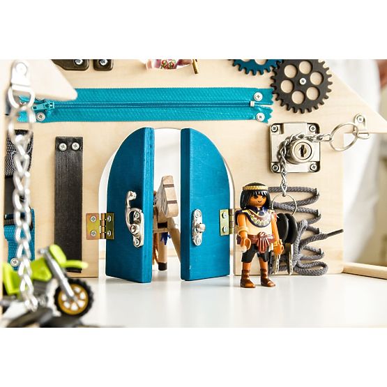 Planche d'activités - Maison - bleu