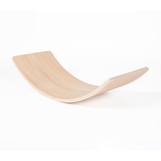 Planche d'équilibre en bois - naturel