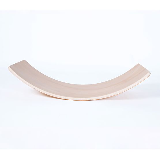 Planche d'équilibre en bois - orange