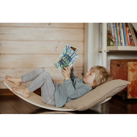 Planche d'équilibre en bois pour enfants balançoire exercice d'équilibre ECOTOYS