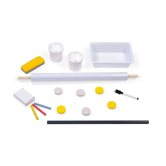 Tableau blanc Janod double face debout - hauteur réglable