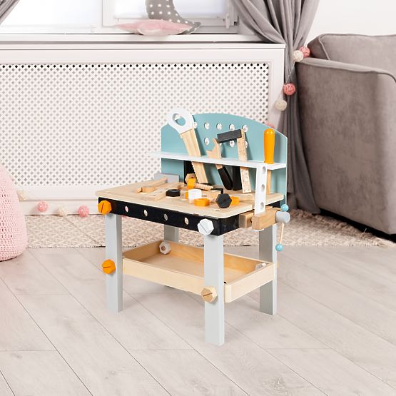 Ponk de travail en bois pour enfants