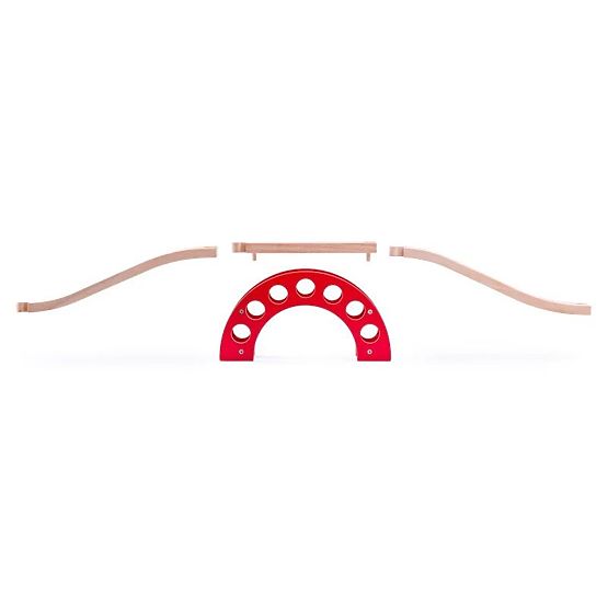 Pont avec arche rouge