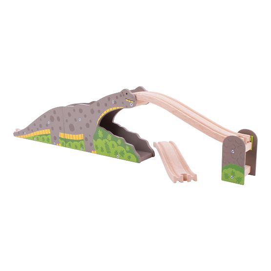Pont de dinosaures sur rail Bigjigs