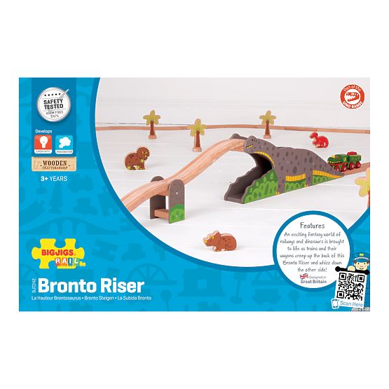 Pont de dinosaures sur rail Bigjigs