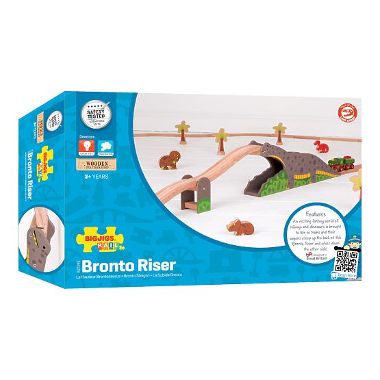 Pont de dinosaures sur rail Bigjigs