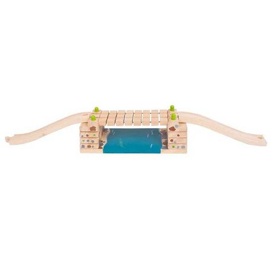 Pont tournant Bigjigs Rail au-dessus de la rivière