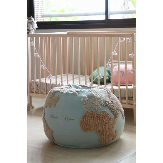 Pouf assis Globe