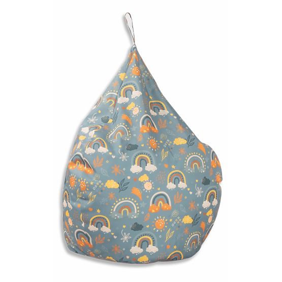 Pouf - Goutte arc-en-ciel