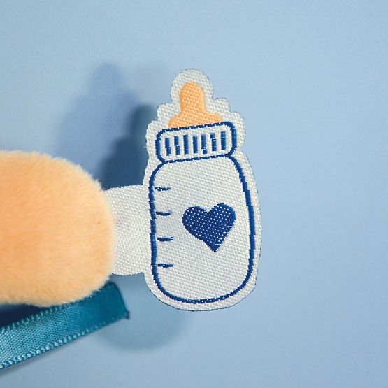 Poupée Doudou Jolijou 18 cm bleue