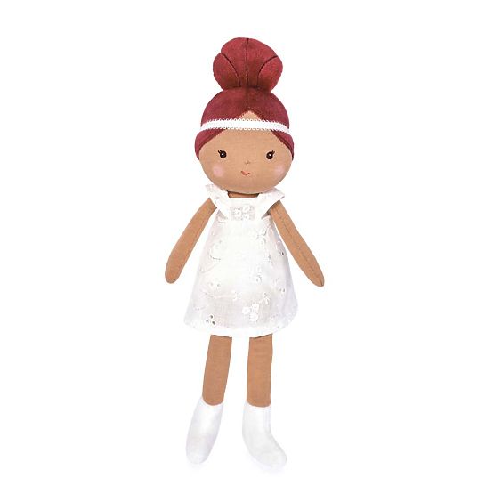 Poupée Doudou Jolijou Mae 25 cm blanche
