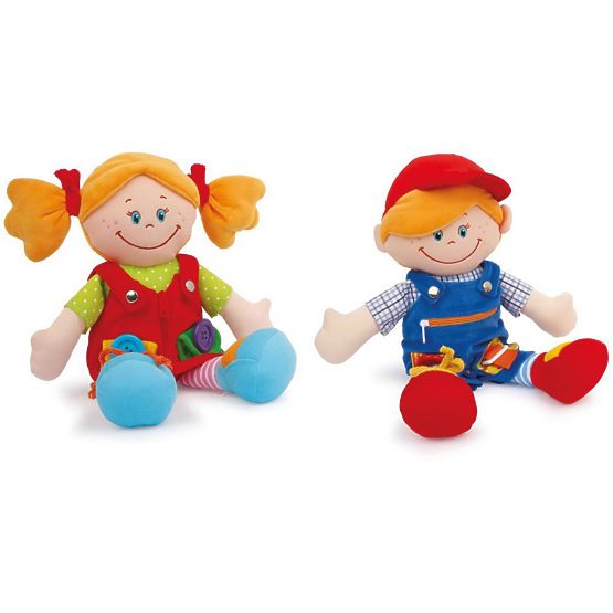 Poupées avec fermetures Klara et Marcel