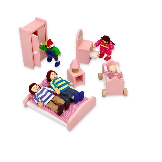 Poupées en bois pour la maison