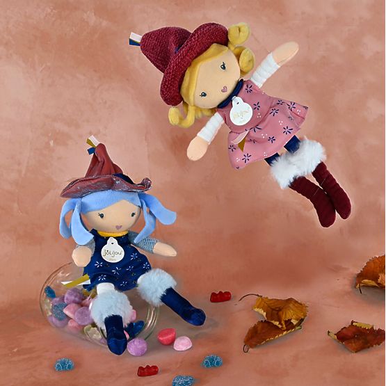 Poupées en tissu Sorcières Jolijou 24 cm