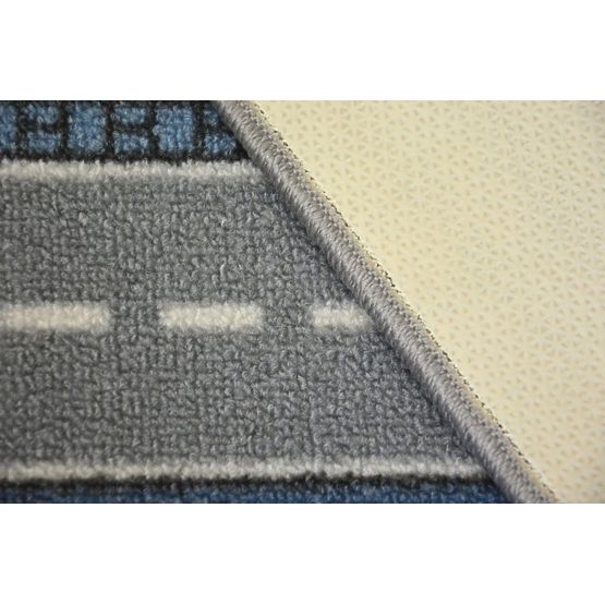 Pour enfants anti-dérapant tapis Street bleu