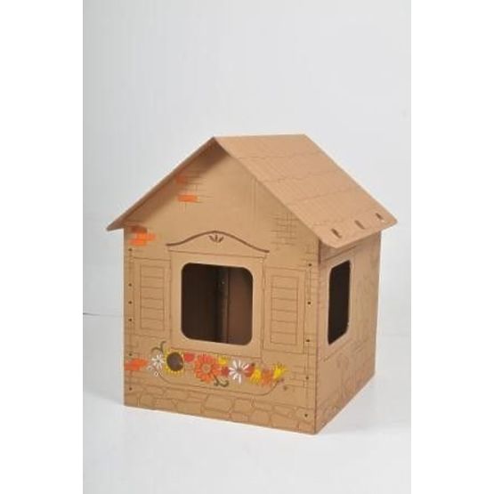 Pour enfants de carton maison de poupée